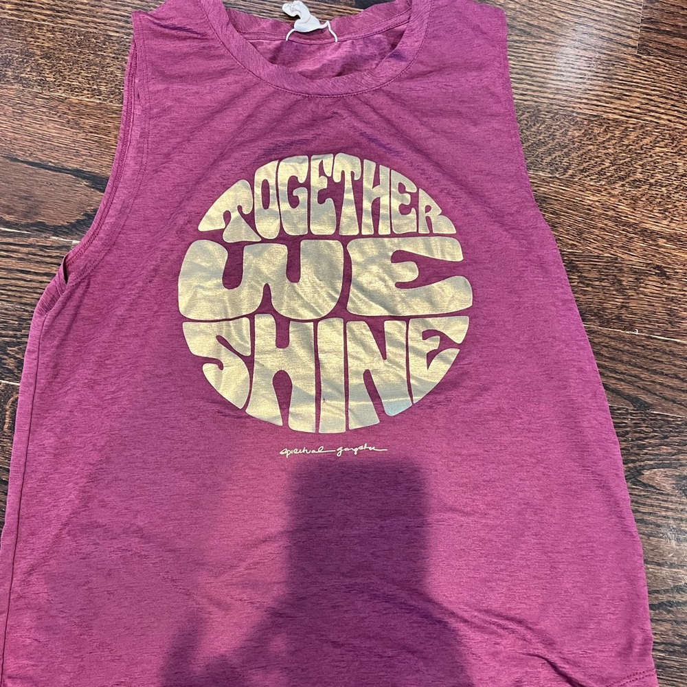 Peloton tank - by spiritual gangster • together we shine
